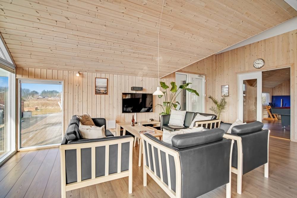 Das Wohnzimmer im Luxusferienhaus Nr. 236.