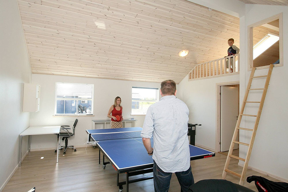 Im Aktivitätenraum können Tischtennis, Wii und Kicker gespielt werden