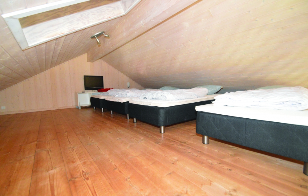 Einige der 20 Schlafgelegenheiten befinden sich im Luxusferienhaus Nr. 194 auf dem ausgebauten Dachboden