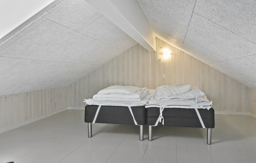 Einige der 16 Schlafgelegenheiten befinden sich im Luxusferienhaus Nr. 193 auf dem ausgebauten Dachboden