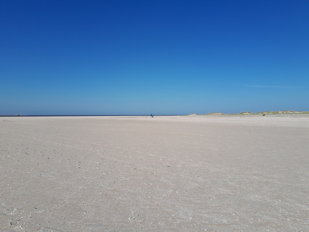 Der herrliche Strand in der Nähe von Luxusferienhaus Nr. 182 bei Südjütland.