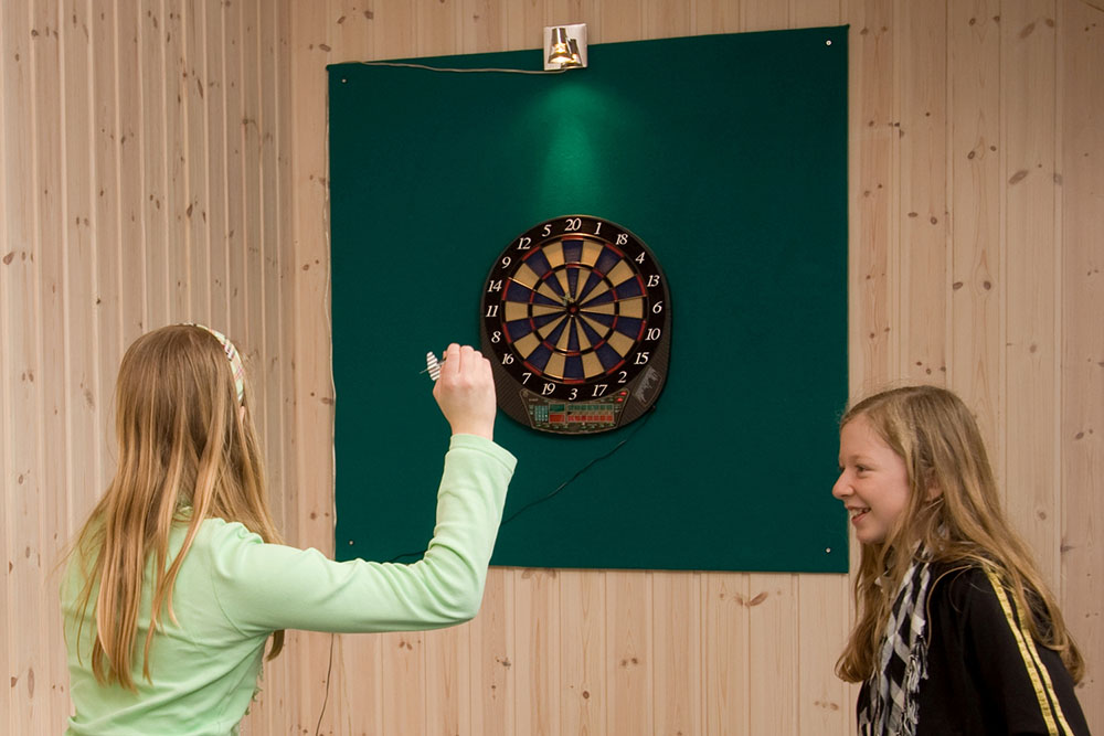 Neben Dart, Kicker, Billard und Tischtennis, hält das Haus auch noch eine Playstation 2 für die Spielverrückten parat