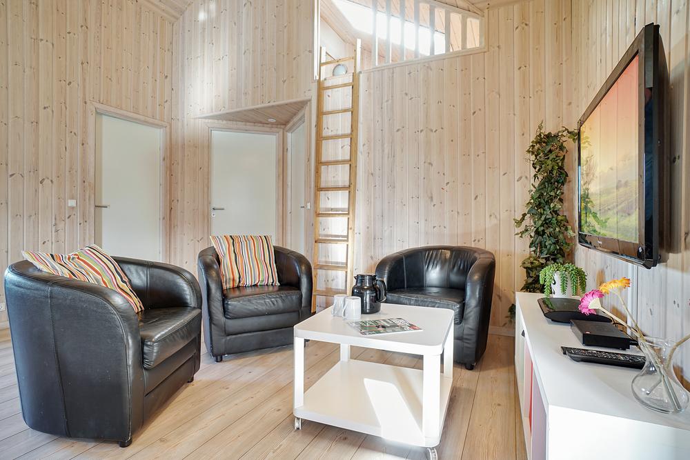 Aktivitätsraum im Luxusferienhaus Nr. 237 mit 8 Schlafzimmern und Platz für 20 Gäste.