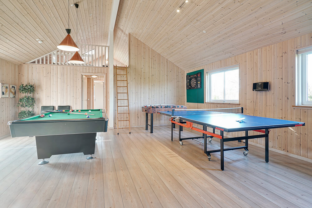 Veranstaltet ein Turnier im Aktivitätsraum, wenn ihr das Ferienhaus Nr. 237 in Südjütland besucht.