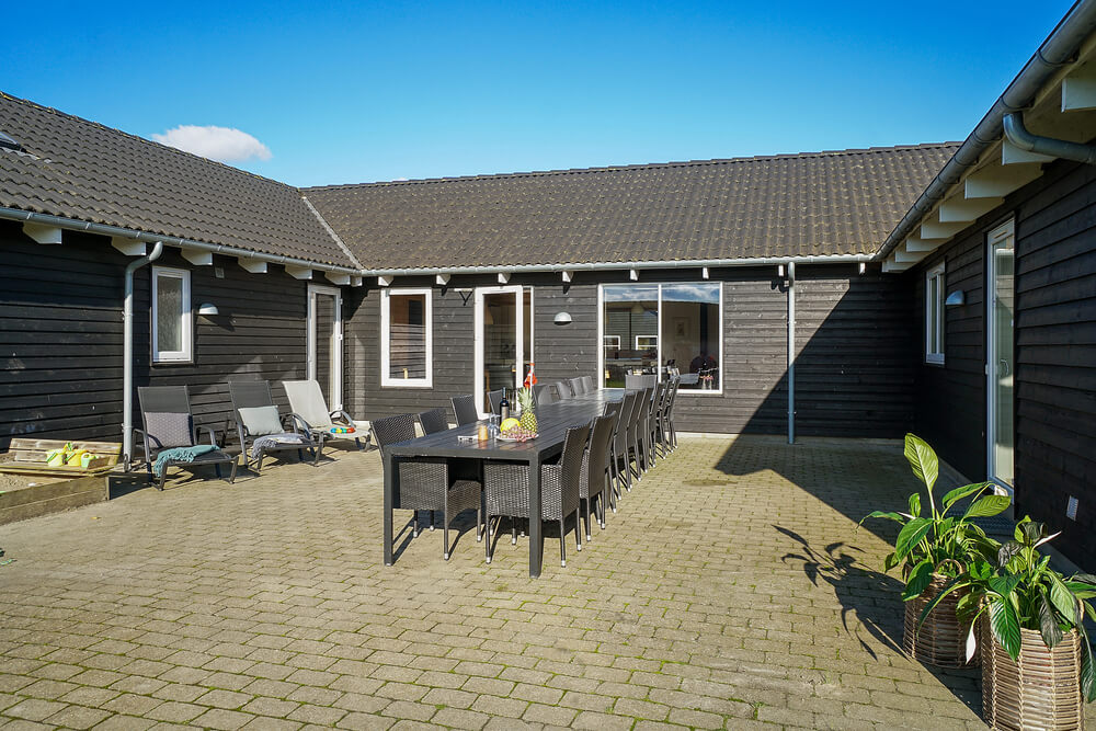 Das Luxusferienhaus Nr. 237 hat eine tolle Terrasse, die mit hochwertigen Gartenmöbeln für 20 Personen ausgestattet ist.