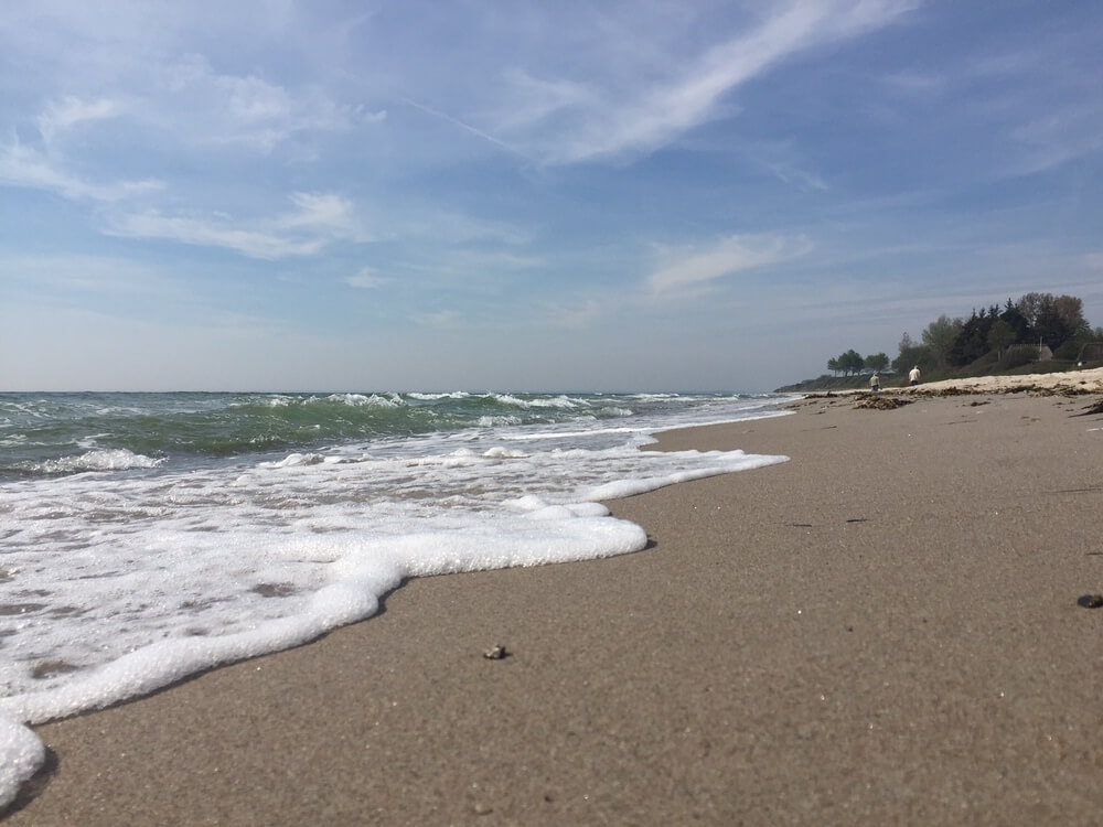 Der herrliche Strand in der Nähe von Luxusferienhaus Nr. 242 bei Südjütland.