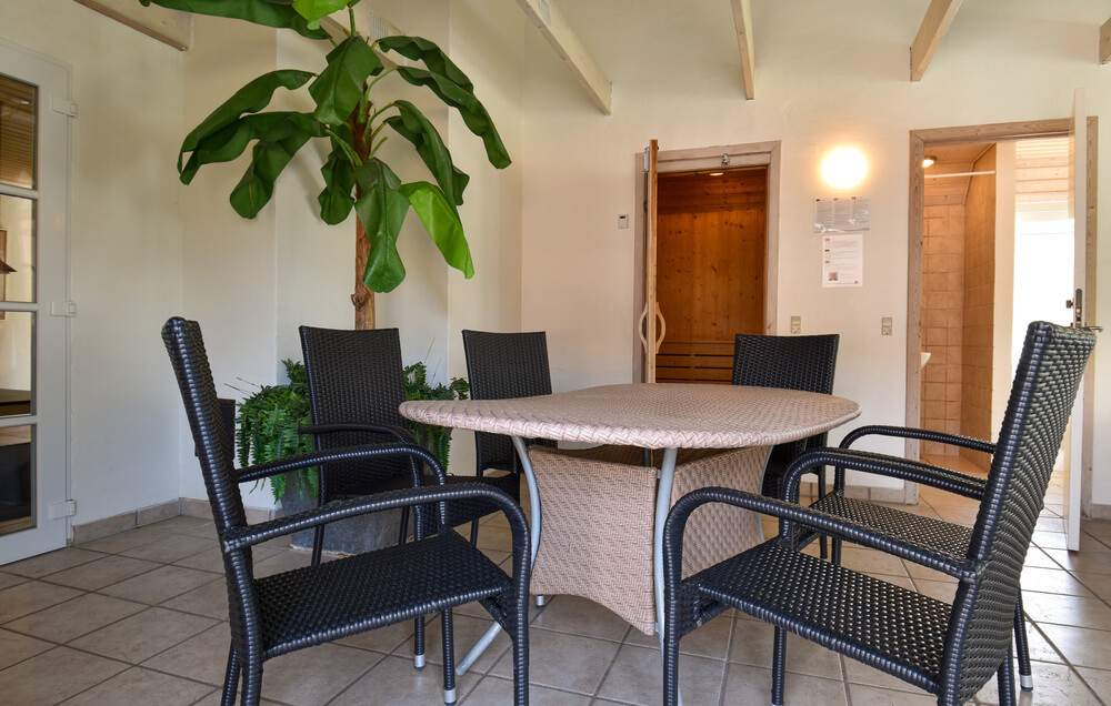 Der schicke Pool im Luxusferienhaus Nr. 146 für 24 Personen