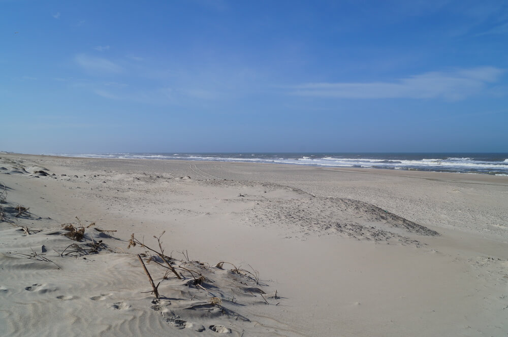 Der Strand in der Nähe von Luxusferienhaus Nr. 146.