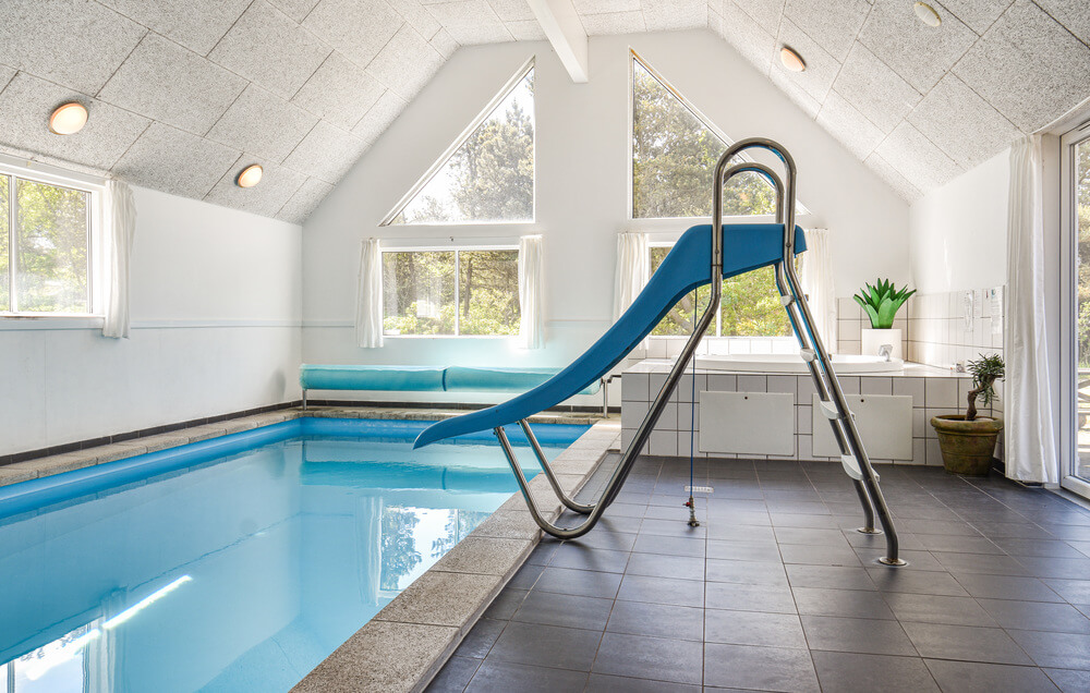 Der schicke Pool im Luxusferienhaus Nr. 224 für 20 Personen