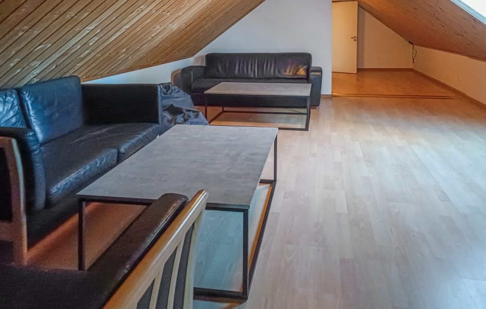 Einige der 18 Schlafgelegenheiten befinden sich im Luxusferienhaus Nr. 84 auf dem ausgebauten Dachboden
