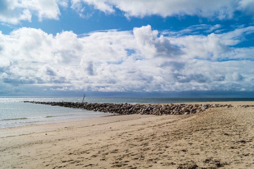 Der Strand in der Nähe von Luxusferienhaus Nr. 261.
