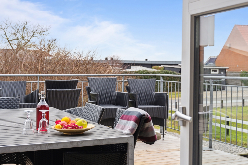 Das Luxusferienhaus Nr. 148 hat eine tolle Terrasse, die mit hochwertigen Gartenmöbeln für 24 Personen ausgestattet ist.