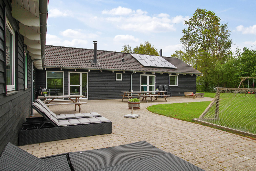 Das Luxusferienhaus Nr. 223 hat eine tolle Terrasse, die mit hochwertigen Gartenmöbeln für 18 Personen ausgestattet ist.