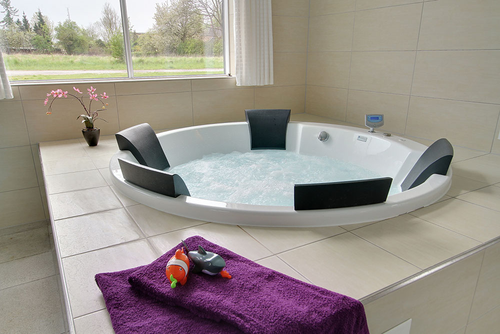 Nach einem Ereignisreichen Tag ist es schön, im großen Whirlpool relaxen zu können