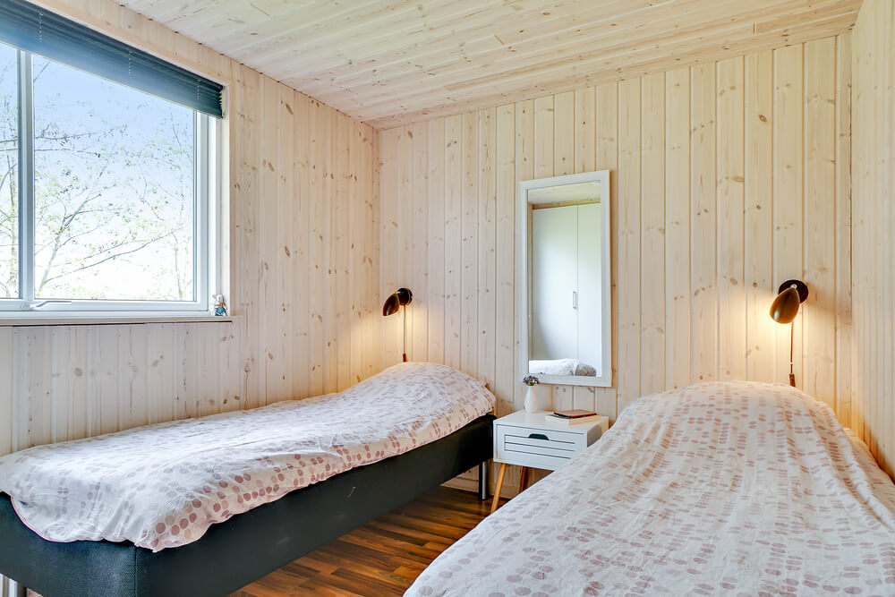 Eines der 7 Schlafzimmer im Luxusferienhaus Nr. 285
